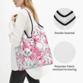 thumbnail image 2 of Custom Fashion Marie Cat Anime Pattern Shopping Tote Bags Portable Grocery Shoulder Shopper Bag, 2 of 5