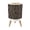 Color 3, variant on Small Trash Can with Lid Botanical Vine Art Stained Glass 1.8 Gallon Dog Proof Trash Can Round Garbage Can Waste Bin Wastebasket for Bathroom Bedroom Living Room