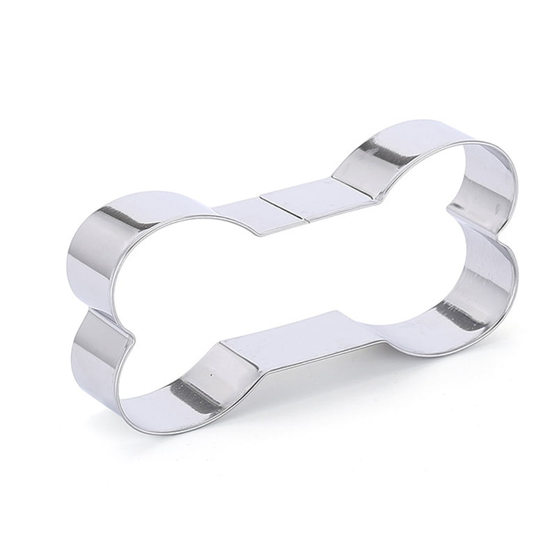 DIY Stainless Steel Cake Mold 3Pcs/Pack Cutter Cooking Kitchen Dog Bone Shape 