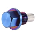 thumbnail image 1 of Tapón De Drenaje Del Cárter De Aceite Magnético De aleación De Aluminio Para Protección Del Motor Universal Azul, 1 of 7