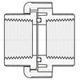 thumbnail image 2 of Lesso America 498-010 (100 Pack), Plumbing, PVC Pipe Fitting, Union w/O-ring Seal  , SCH40, 1", 2 of 4