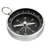 Uxcell Pocket Compass Survival Sports Navigation Compass with Key Ring White