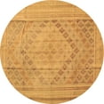 thumbnail image 1 of Ahgly Company Indoor Round Southwestern Brown Country Area Rugs, 8' Round, 1 of 4