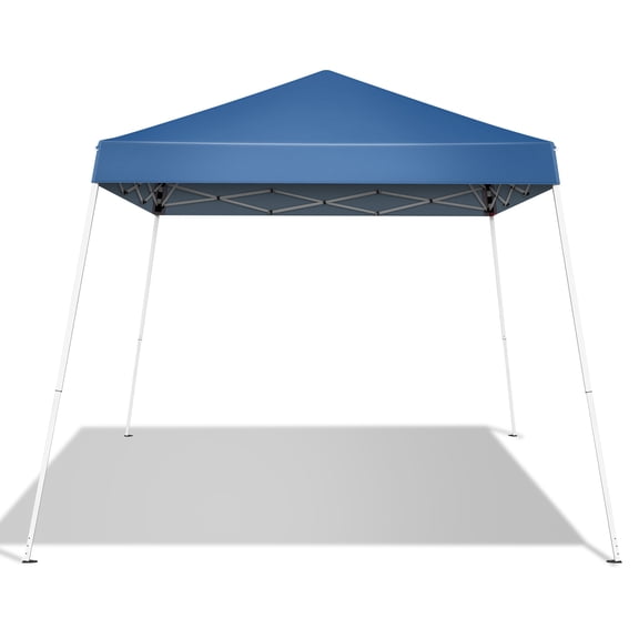 6x6ft Portable Waterproof Folding Canopy Tent Blue with Carry Bag