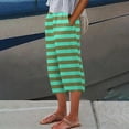 thumbnail image 2 of YDLCAFD Womens Solid Color Pocket Straight Tube Loose Stretch Pants Color Contrast Pants, 2 of 5