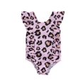 thumbnail image 1 of 1-5Years Kids Girls One Piece Leopard Swimwear Ruffles Sleeveless Bikini Beachwear Clothes, 1 of 2