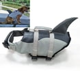 thumbnail image 1 of Chalecos salvavidas para perros Chaleco de flotación para mascotas Chaleco de natación ajustable Chaleco salvavidas con asa Chaleco salvavidas para mascotas tiburón (XL), 1 of 5