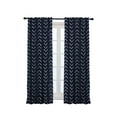 thumbnail image 3 of 3S Brother's Home Décor Curtains BOHO Design Set of 2 Panels Velvet Look Hanging Back Tap and Rod Pocket Décor Nursery Room Bedroom Kitchen Window - Made in Turkey 30Nav-Blue (52"Wx84"L), 3 of 6