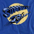 thumbnail image 2 of Superman Fly by Women's T Shirt, Royal, Medium, 2 of 6