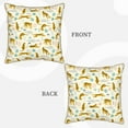 thumbnail image 3 of Susaid Leopard Print Print Velvet Throw Pillow Covers Home Art Deco Pillowcase Square Pillow Case Cushion Cover for Bed Sofa Living Room Car Indoor and Outdoor-18"x18", 3 of 8