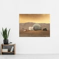 thumbnail image 2 of Space NASA Planet Mars Ice Home Concept Illustration Extra Large XL Wall Art Poster Print, 2 of 3