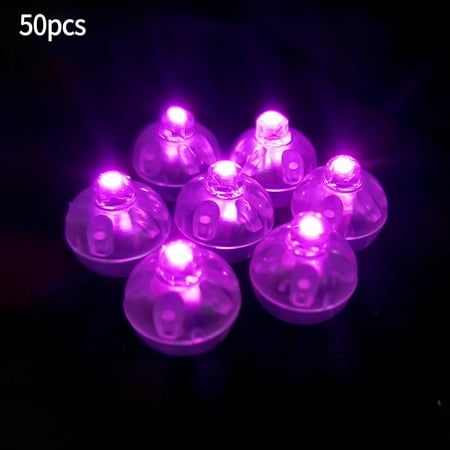 

Sunday Party LED Light Bulb Fairy Lights 2 X LR41 Battery 50Pcs Balloon Lights