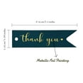 thumbnail image 5 of Inkdotpot Pack Of 100 Thank You Bridal Shower Favor Paper Tags Craft Real Gold Foil Hang Tags, 5 of 6