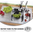 thumbnail image 4 of Bathroom Strainer 2 Pcs Kitchen Sink Strainer with Handle Stainless Steel Sink Drain Strainer Sink Garbage Disposal Stopper Mesh Basket for Kitchen Sinks Mesh, 4 of 5