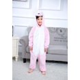 thumbnail image 1 of Pijama de una pieza de dibujos animados de invierno para niños, vergonzoso dinosaurio de franela, rendimiento de ocio, 1 of 5