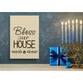 thumbnail image 2 of Awkward Styles Hanukkah Wall Art Canvas Bless our House Jewish Home Decor Prints, 2 of 7