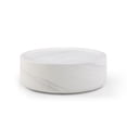 thumbnail image 6 of THOWDEE Modern Round Fiberglass Coffee Table, White, 6 of 8