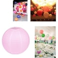 thumbnail image 5 of Naler 10 Pcs Pink Paper Lanterns Round Hanging Lanterns for Wedding,Xmas,Birthday, Party Decoration, 5 of 7