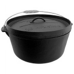 Old Mountain 10177 Pre Seasoned 8-Quart Dutch Oven with Flanged