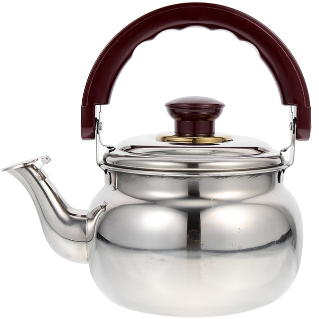 EeaseMX Hervidor de acero inoxidable, hervidor de agua con silbato, hervidor de agua para el hogar, hervidor de cocina