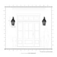 thumbnail image 5 of Livex Lighting Exeter Outdoor Wall Lantern in Bronze, 5 of 9