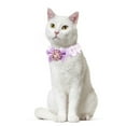 thumbnail image 3 of Pet Collar Adjustable Cute Fake Pearl Floral Decor Dog Collar Cat Collar, 3 of 6