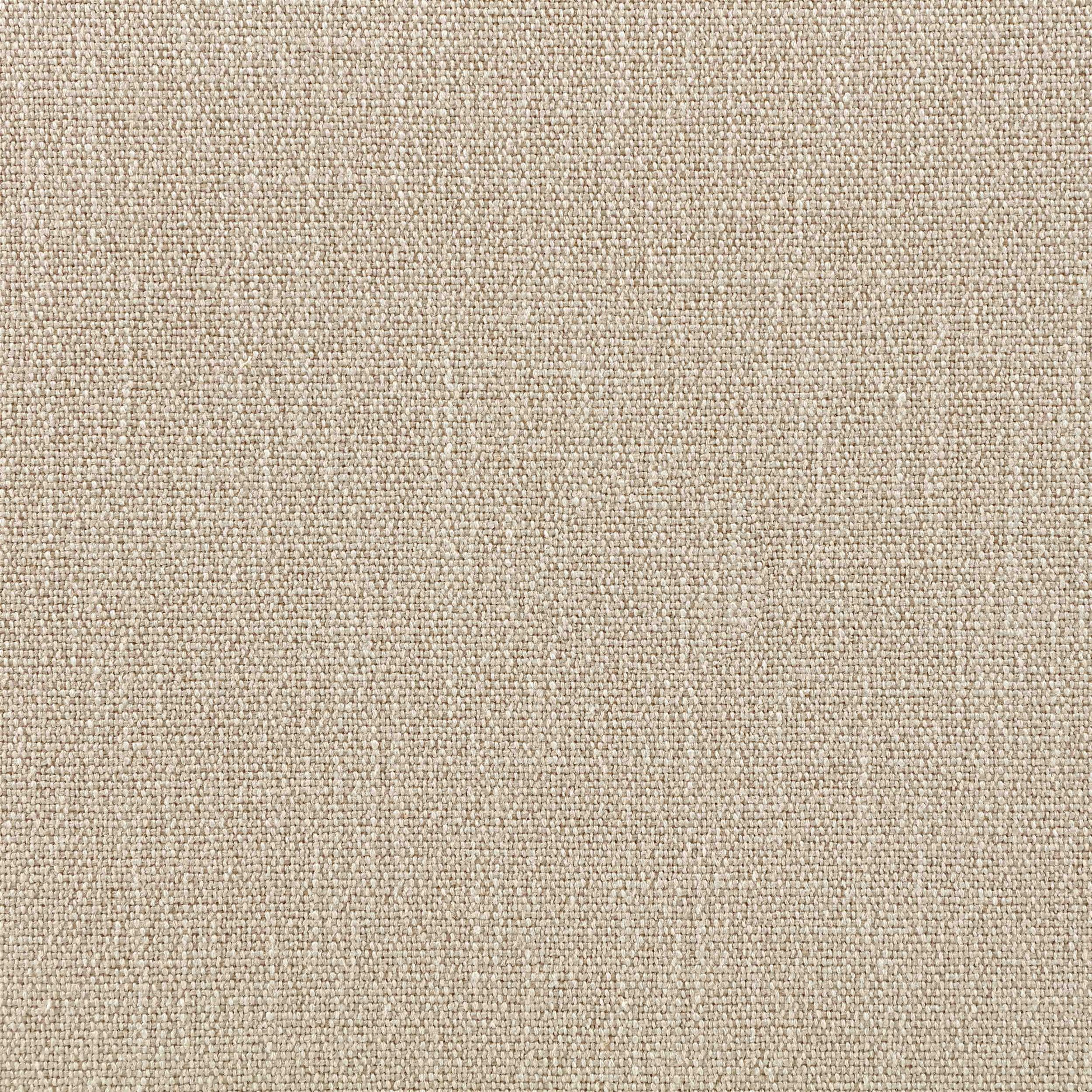 Meridian Furniture Larea Beige Linen Textured Fabric Upholstered Ottoman