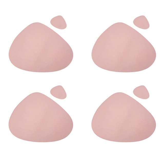 tredstone PU Placemat Table Mats Heat Practical Nonslip Heat Insulation Insulation Leather Place Mats Set Wipeable Cup Mat Tableware Pad Indoor Dining Restaurant Pink