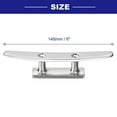 thumbnail image 5 of Boat Cleat Open Base 6inch, 2 Pcs 316 Stainless Steel Dock Cleat for Kayak Boat, 5 of 6