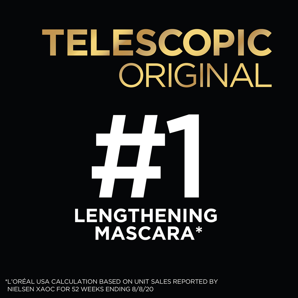 L'Oreal Paris Telescopic Original Washable Mascara, Black - image 9 of 12