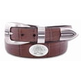 thumbnail image 1 of ECU Concho Croc Tan Leather Belt, 34 Waist, 1 of 1