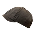 thumbnail image 2 of Segolike Newsboy Cap Casual Gift Pageboy Hat for Driving Traveling Hiking Camping Fishing black, 2 of 8