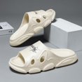 thumbnail image 2 of Men's Shower Slippers Bathroom Sandals Non Slip Pillowcases Beach Sandals Easy To Clean, 2 of 5