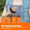 thumbnail image 6 of for iPad mini 6th Gen 8.3" 2021 Rugged Case, 360 Rotating Hand Strap Stand/Pencil Holder/Adjustable Crossbody Strap, [2 In 1] Protective for iPad mini 6th Gen 8.3" 2021, Gray, 6 of 12