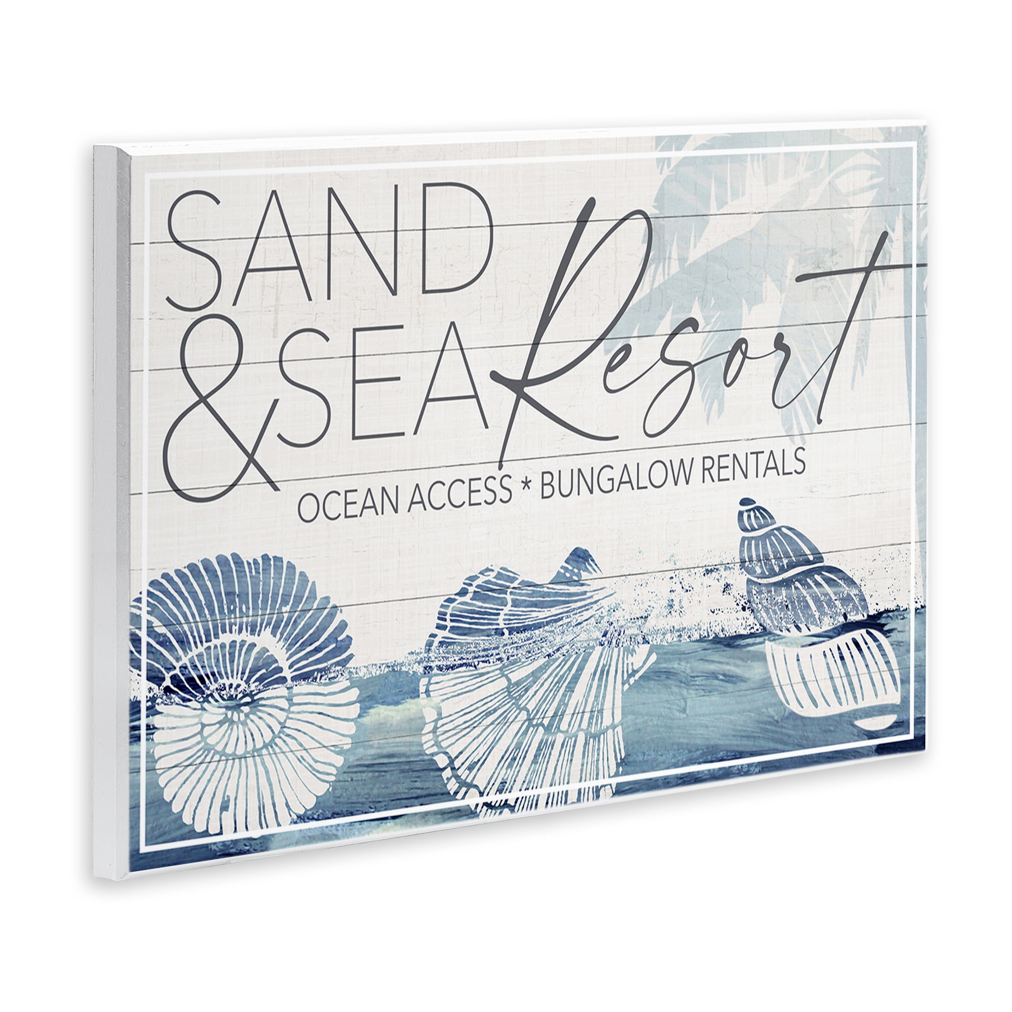 Stupell Industries Sand & Sea Resort Nautical & Beach Painting Unframed Art Print Wall Art, 19 x 13