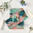 thumbnail image 6 of 3 Piece Bath Towels Set Bath Towel, Hand Towel and Face Towel for Bathroom, Gym, Hotel Pink Abstract Floral Patterns, 6 of 8