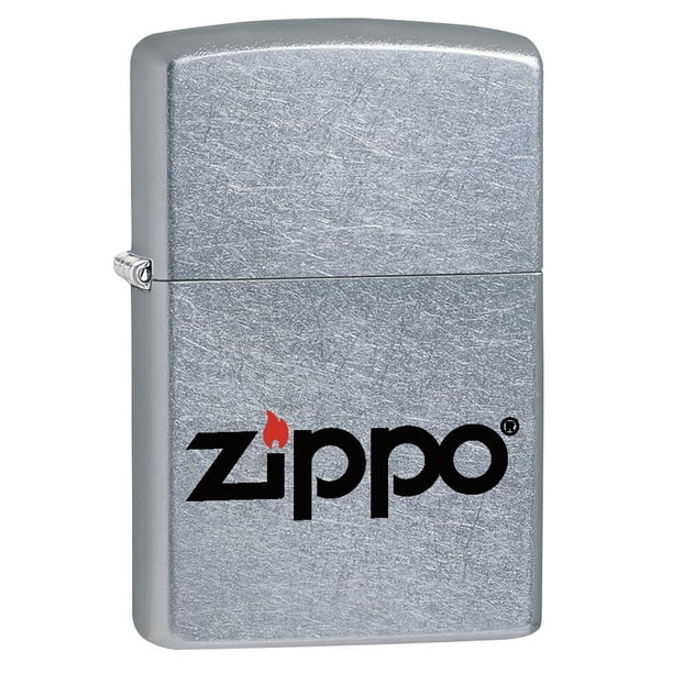 Zippo Lighter Simple Zippo Logo Street Chrome 79119