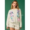 thumbnail image 1 of Sudadera navideña con lentejuelas para mujer, camisetas con gráficos bonitos para vacaciones, sudadera de manga larga con cuello redondo y lentejuelas que combina con todo, 1 of 5