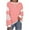 Pink, variant on Ashirexll Crewneck Sweatshirts Women, Fall Sweatshirts for Women, Women Long Sleeve Casual Crewneck Sweatshirt Pullover