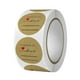 thumbnail image 1 of Etiqueta adhesiva Kraft, 1 rollo, redonda, para hornear, personalizada, para regalo, autoadhesiva., 1 of 4