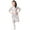 White, variant on Paguaki 2Pcs Girls Dance Outfits Cropped Sequin Jacket Pants Set Kids Hop Dance 80s 90s 2-12