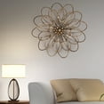 thumbnail image 2 of Joveco 20" Metal Flower Wall Decor Art Sculptures Distressed Hanging for Outdoor Living Room, 2 of 10