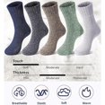 thumbnail image 2 of Calcetas para el invierno WolPack 2Paquetes Multicolor 5-9.5 US Tubo Medio Lana., 2 of 4