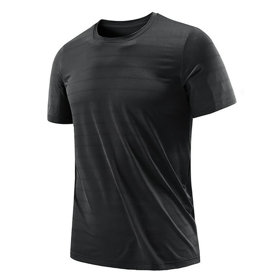 Men's Sports T Shirt Thin Ice Silk Short Sleeve Activewear Lightweight Breathable Casual Tee for Workout Running Gym Men's Lightweight Crewneck Tee Tops