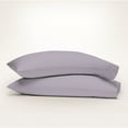 thumbnail image 1 of Purity Home 100% Organic Cotton Pillowcases, 300 Thread Count Percale, Breathable, Super Soft, & Cozy 2-Piece - King Lavender, 1 of 5