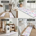 thumbnail image 5 of Pioneer Flower Floral Print Pattern Kitchen Rugs Sets Of 3,Kitchen Runner Rugs Non Skid Washable,Decorative Kitchen Floor Mats for Kitchen,Sink,Laundry,17"x30"+ 17"x47" + 17"x59", 5 of 6