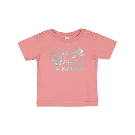 

Inktastic Back Up You re Within My Kicking Range Gift Baby Boy or Baby Girl T-Shirt