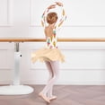 thumbnail image 4 of Grblisyd Ballet Leotards for Girls Floral Print Dance Leotards with Skirt Gymnastic Ballerina Outfit Dress Classic Long Sleeve, 4 of 6