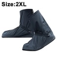 thumbnail image 1 of Botas de lluvia impermeables, cubierta para zapatos, botas de lluvia de silicona antideslizantes, cubierta con cremallera, deportes al aire libre, senderismo, Camping, Scooter, viaje, 1 of 5