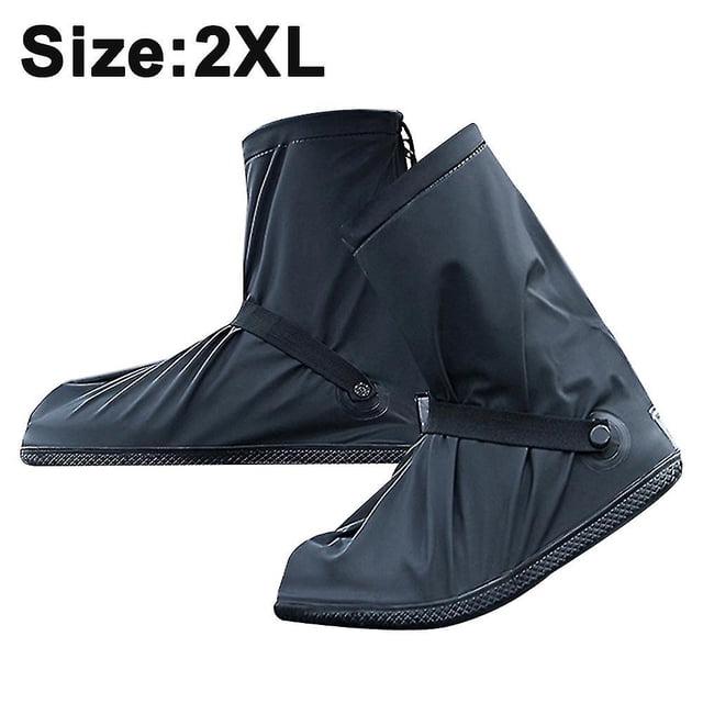 Botas de lluvia impermeables, cubierta para zapatos, botas de lluvia de silicona antideslizantes, cubierta con cremallera, deportes al aire libre, senderismo, Camping, Scooter, viaje